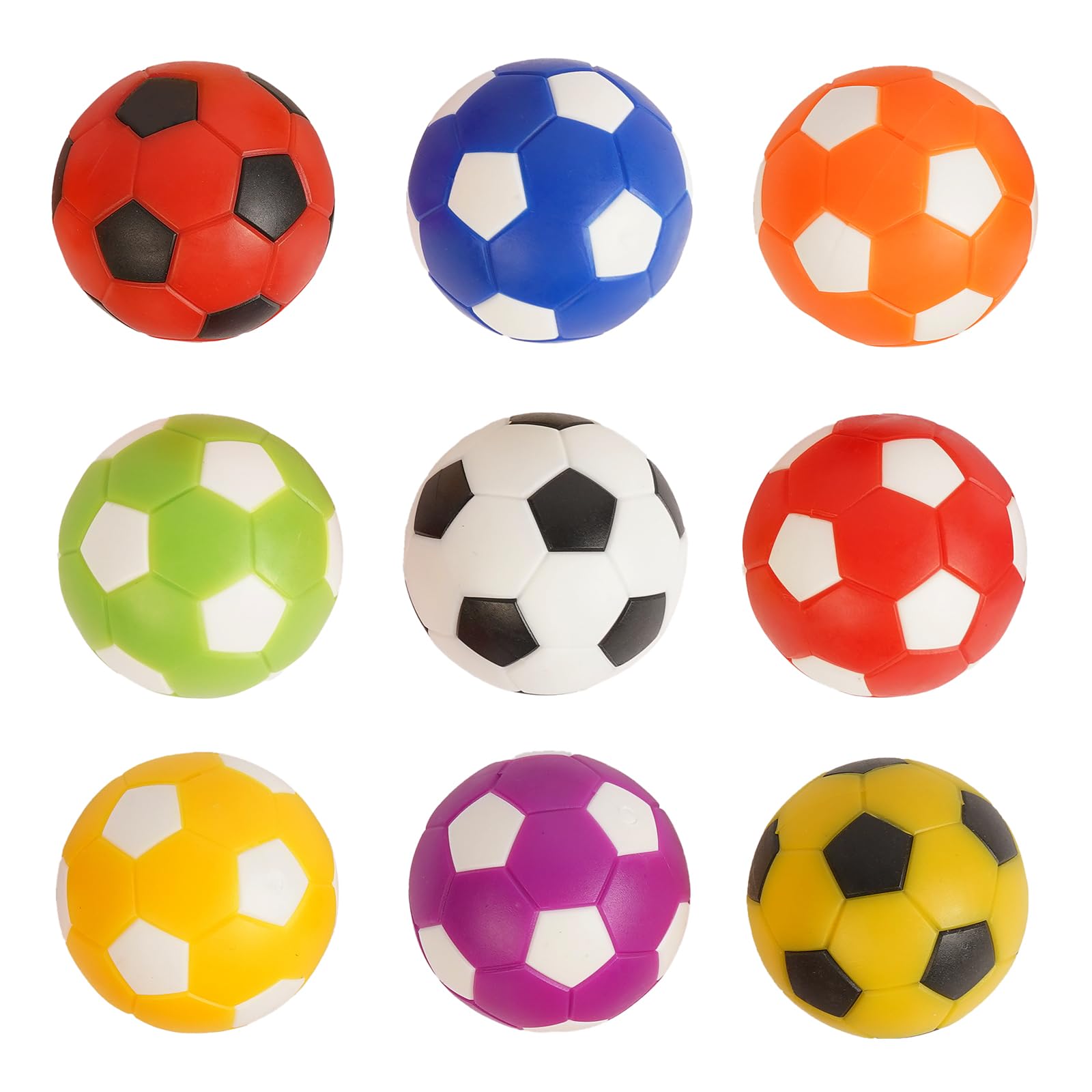 zeyce Foosball Balls - 1.42 Inch Table Soccer Balls Small Recreation Ball Set for Tabletop Game Accessory Foosball Replacements 