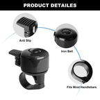 Binudum Bike Bell 2 Pack With Loud Melodious Sound Classic Mini Bicycle Bell For Kids Adults Bike Horn For Road, Mountain Bike F