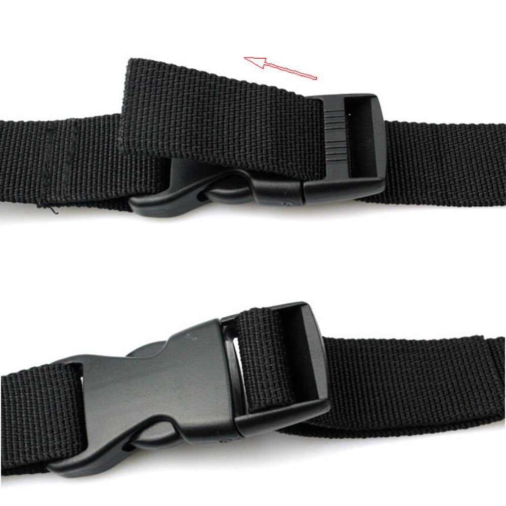 Cosmos Pack Of 2 Black Color Mattress Backpack Sleeping Bag Straps For Outdoor Activities