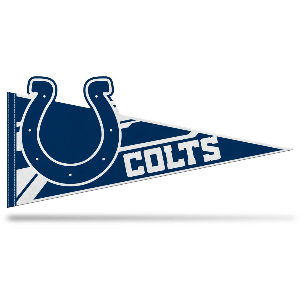 Rico Industries Nfl Football Indianapolis Colts Soft Felt Pennant - Ez To Hang - Home D  Cor (Game Room, Man Cave, Bed Room)