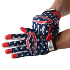 Cutters Game Day Receiver Glvs Flag Lxl