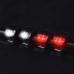 Malker Bicycle Light Front And Rear Silicone Led Bike Light Set Headlight And Taillight,Waterproof &Safety Road,Mountain Bike Li