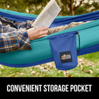 Gorilla Grip Durable Portable Camping Hammock, Holds 400Lbs With Heavy Duty Tree Straps, Comfortable Travel Swing, Camp Hammocks
