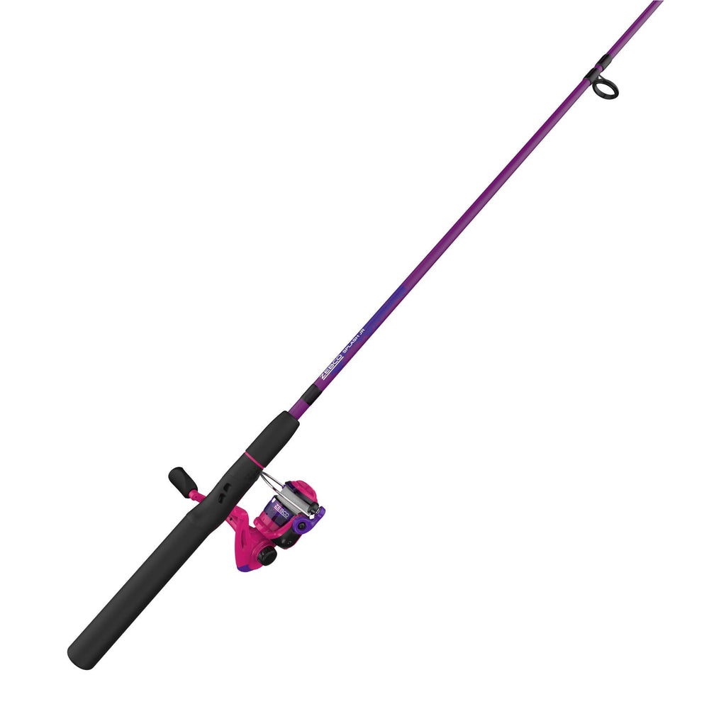Zebco Splash Junior Spinning Reel and Fishing Rod Combo, 4-Foot 2-Piece Fishing Pole, Size 10 Reel, Changeable Right- or Left-Ha