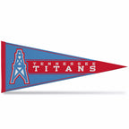 Rico Industries Nfl Football Tennessee Titans Retro 12'' X 30'' Felt Wall D  Cor Pennant - Great For Home/Bed Room/Man Cave D  C