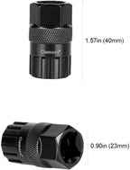 Oumers Bike Cassette Removal Tool With Chain Whip And Auxiliary Wrench Bicycle Sprocket Removal Tools, Bicycle Cassette Lock Rin
