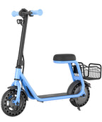 Hiboy Q2 Lite Electric Scooter with Seat for Kids Ages 4-10 - UL Certified, Up to 9.3 MPH with 100W Motor, 3-Speed Adjustable, R