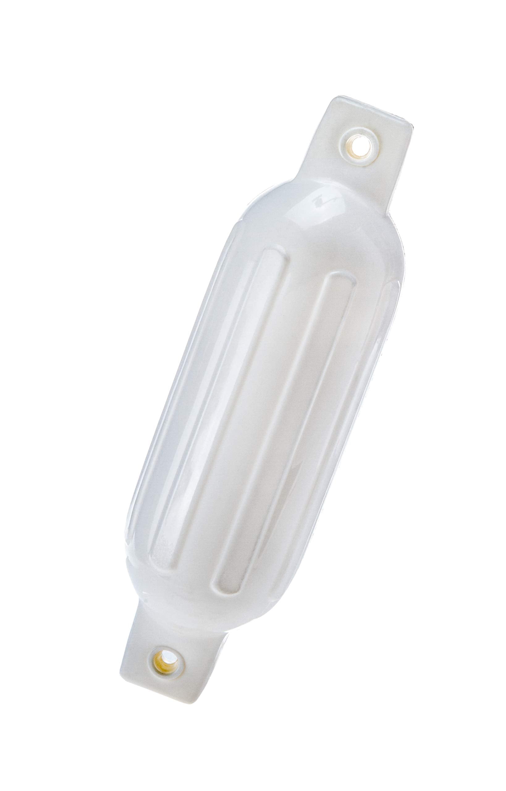 Seachoice 79001 Twin Eye Ribbed Fender, 4--Inch X 16-Inch, White