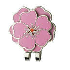 Pinmei Flower Golf Ball Marker With Golf Hat Clip For Your Friend (Flower Clip)