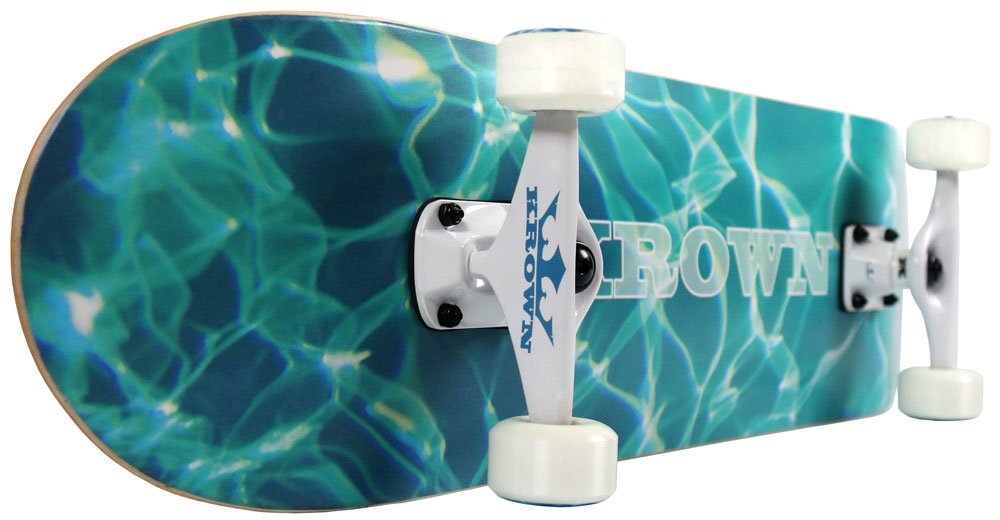 Krown Aquatic Pro Complete Skateboard, 7.75 X 31.5