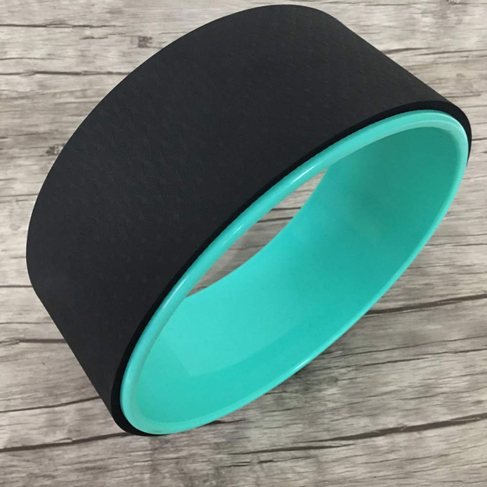 Ubersweet Imported 4PCS Yoga Equipment Set Yoga Wheel Cotton Stretching Strap Stability EVA Blocks Yoga Pilates Meditation Exerc