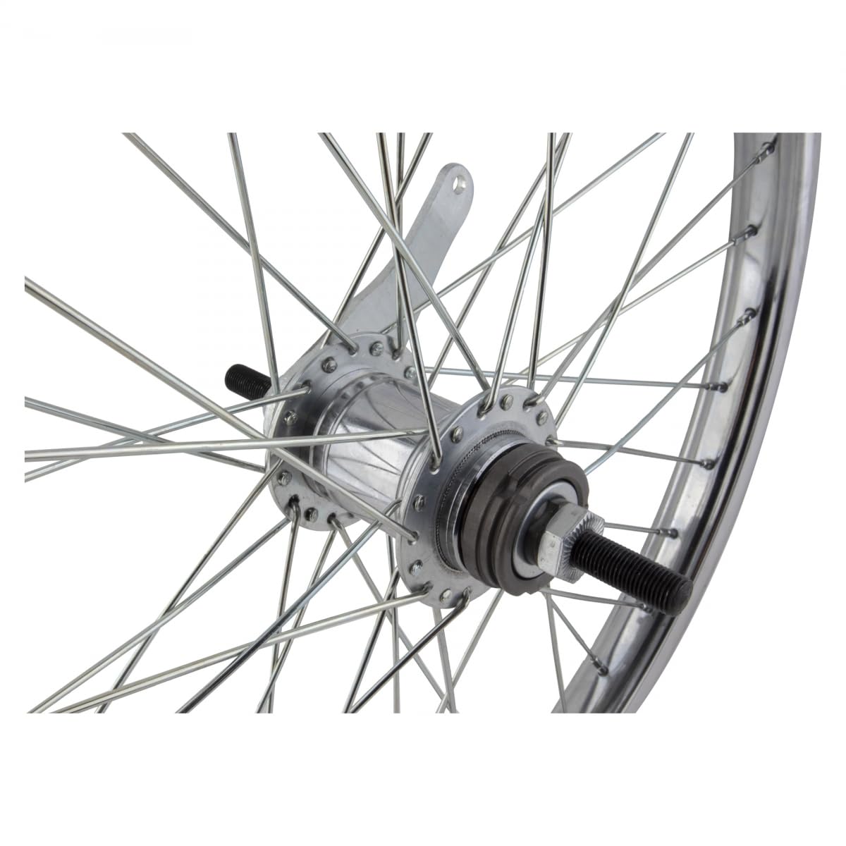 Wheelmaster 20 X 1.75 Cb Rear Wheel W/Trim Kit, Chrome