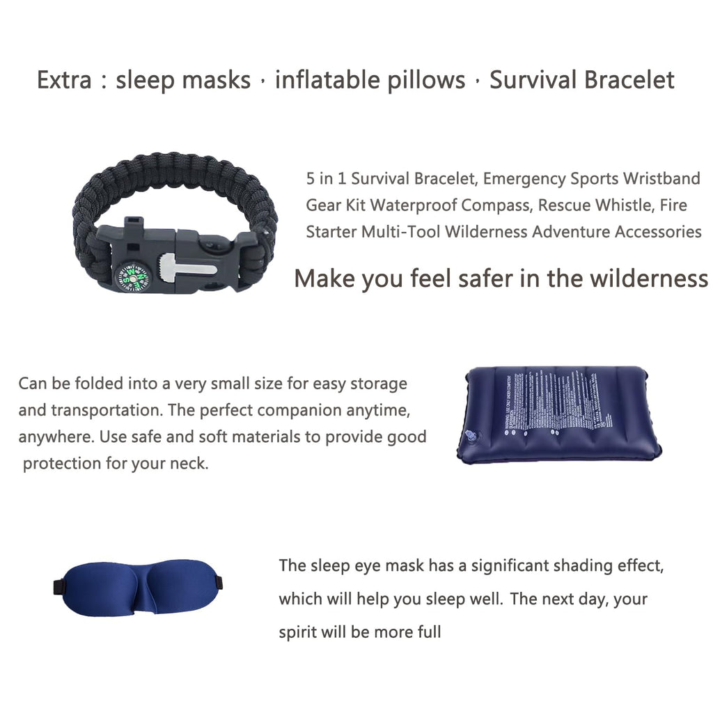 Camping Hammock With Mosquito Net And Rain Fly - Travel Hammock Bug Net - Hammock Tent For Outdoor Hiking Backpacking Travel Cam