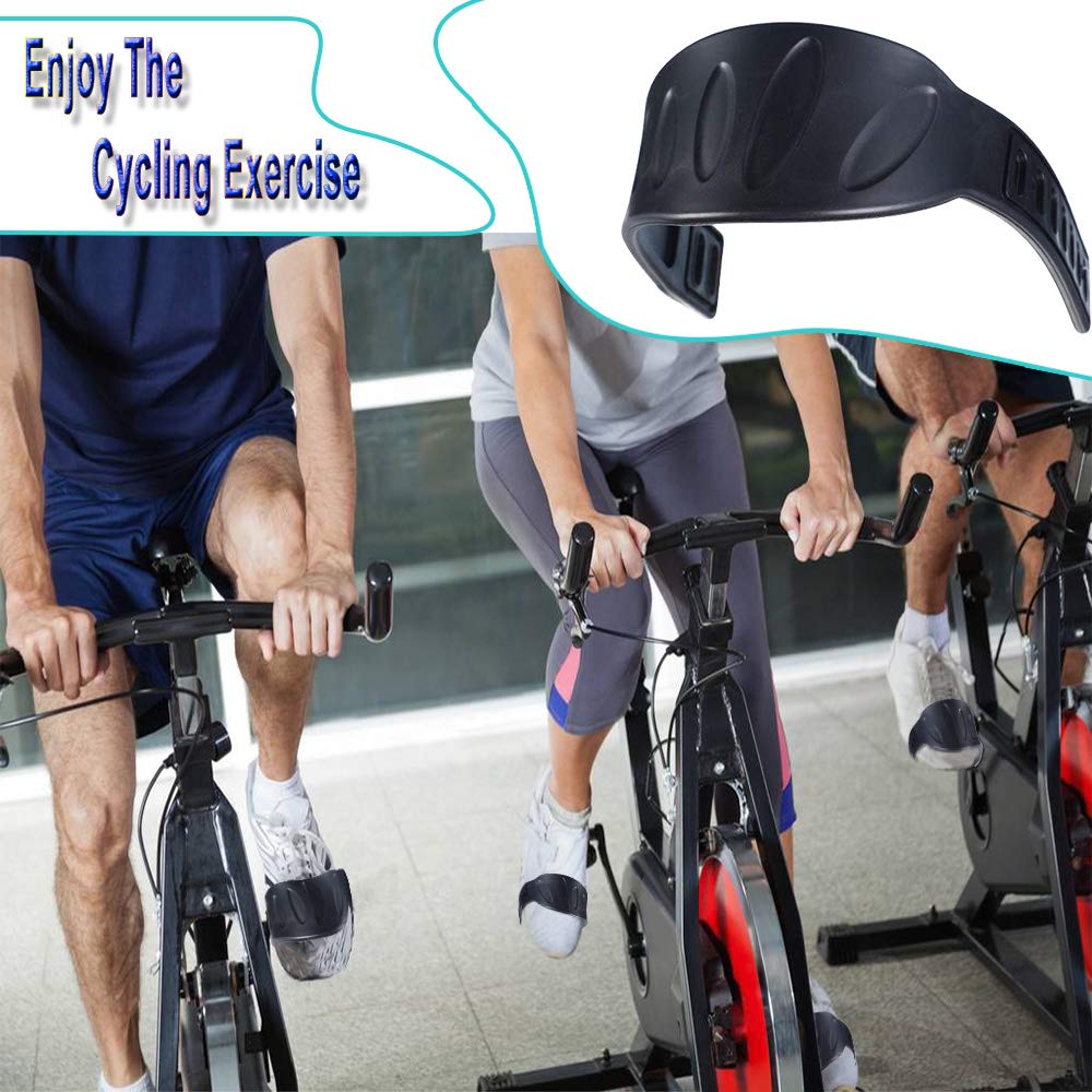2 Pcs Exercise Bike Pedal Straps, Heavy Duty Adjustable Length Universal Pedal Strap Fits Most Bike Pedals Exercise Bike Bicycle