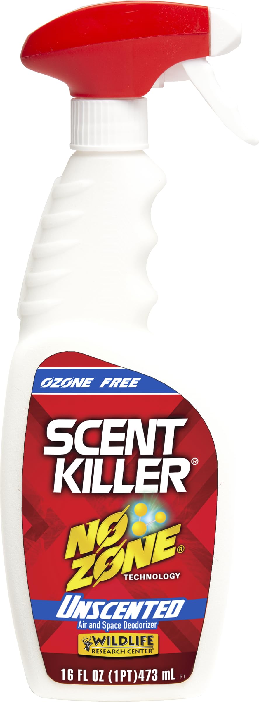 WILDLIFE RESEARCH CENTER Scent Killer Air and Space Deodorizer Spray, Unscented Odor Eliminator with NO Zone Technology, Ozone-F