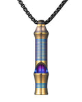 Tisur Titanium Emergency Whistle,Edc Safety Whistles Necklace Loud Up To 120Db,Survival Whistles For Survival,Hiking,Camping,Pet