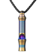 Tisur Titanium Emergency Whistle,Edc Safety Whistles Necklace Loud Up To 120Db,Survival Whistles For Survival,Hiking,Camping,Pet