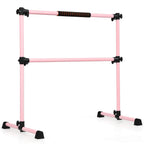 Goflame Ballet Barre Portable Double, 4Ft Freestanding Ballet Barre Adjustable, Heavy Duty Dancing Stretching Ballet Bar For Hom