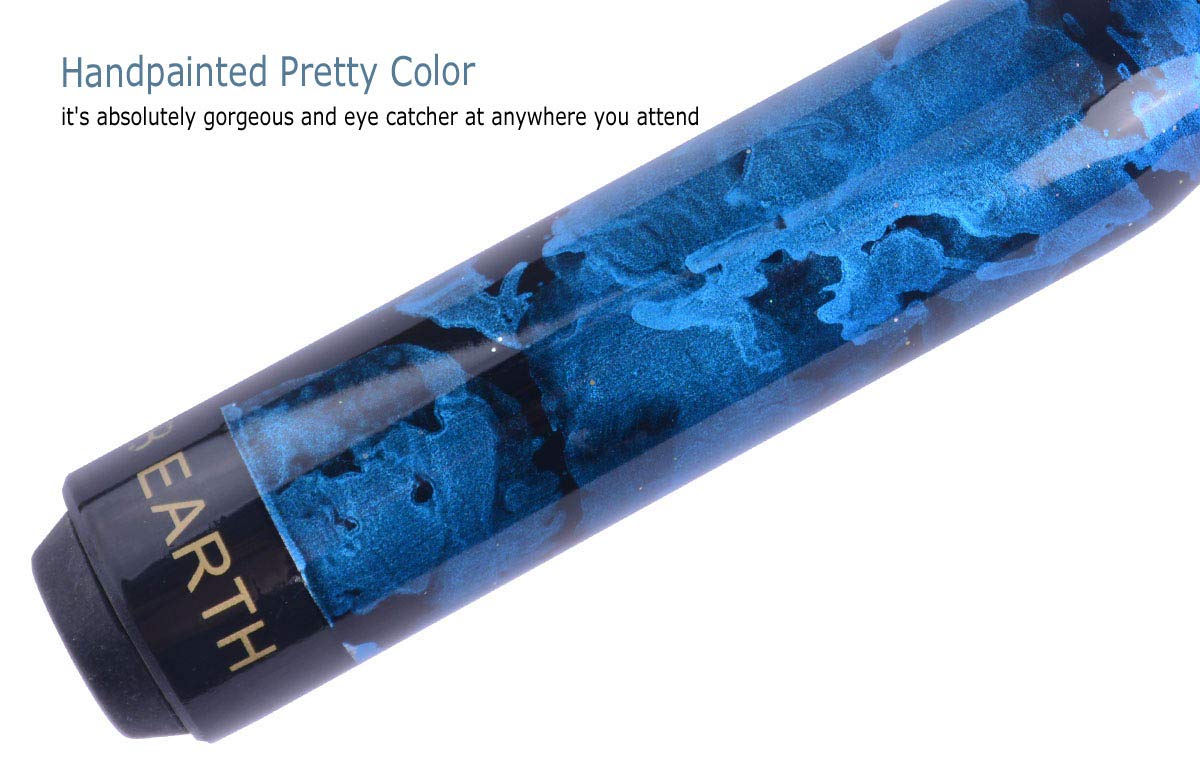 Ab Earth Ergonomic Design 13Mm Tip 58'' Maple Pool Cue Stick Kit With Hard Case (Blue, 19Oz)