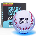 SPARK CATCH Light Up Baseball, Glow in The Dark for Boys, Girls, and Players, Official Size and Weight with Genuine Leather (Neo