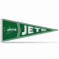 Rico Industries Nfl Football New York Jets Retro - Alt 12'' X 30'' Felt Wall D  Cor Pennant - Great For Home/Bed Room/Man Cave D