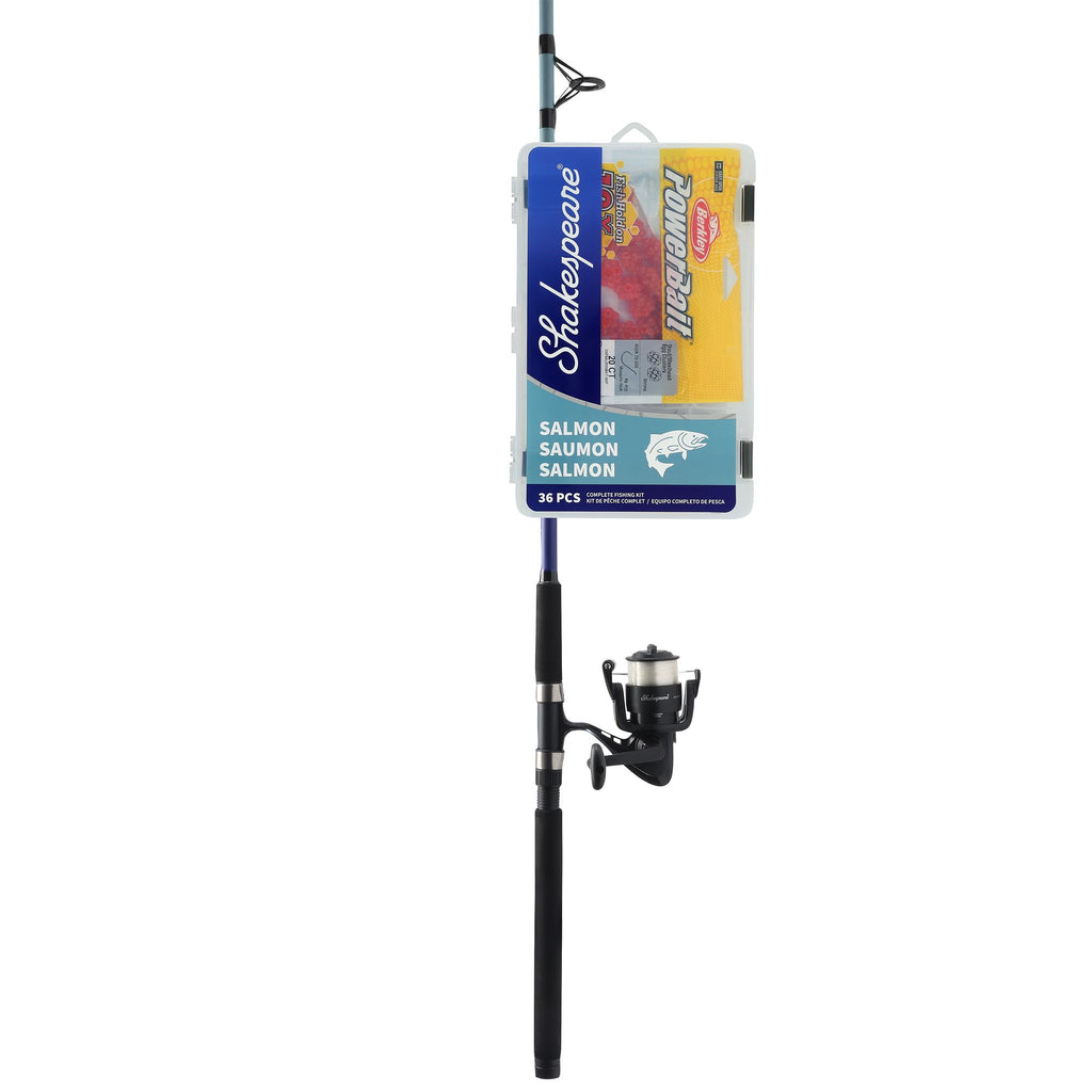 Shakespeare Catch More Fish Spinning Reel And Fishing Rod Combo With Kit