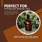 Sarna Baseball Softball Glove Oil - Softens, Hydrates, And Break-In Baseball Gloves And Softball Mitts By Increasing Flexibility