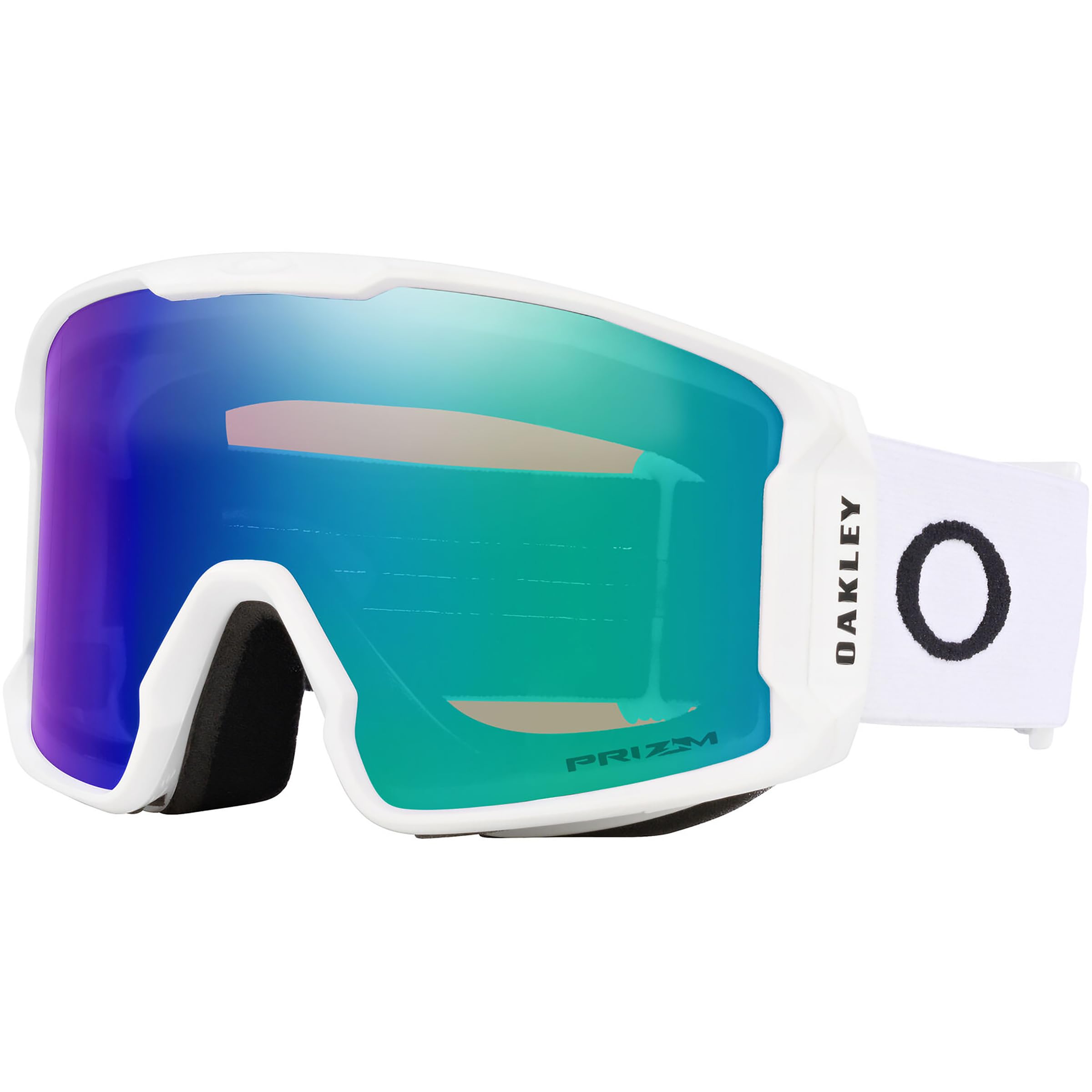 Oakley Unisex Sunglasses Matte White Frame, Prizm Snow Argon Iridium Lenses, MM