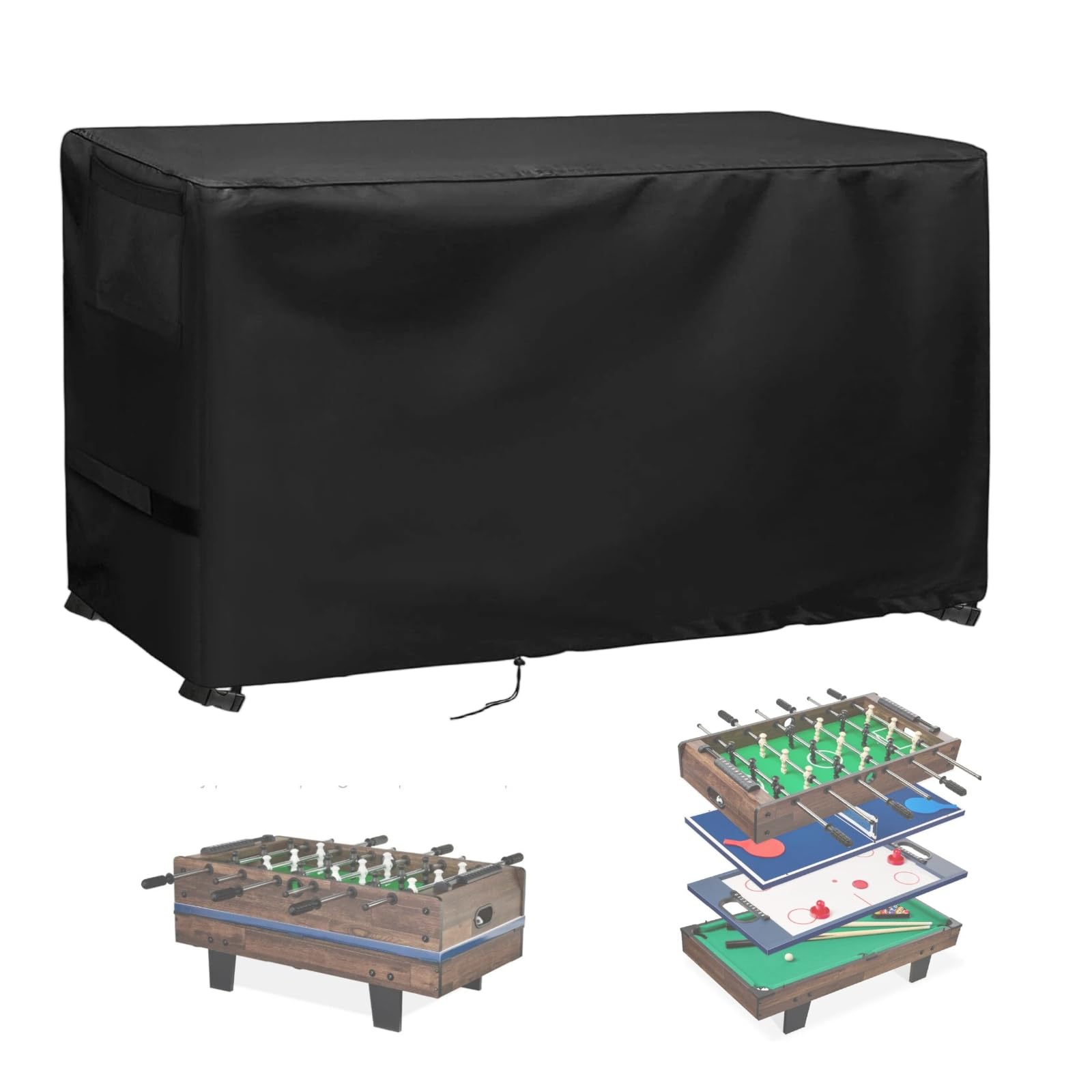 Guisong Activity Table Cover for Best Choice Multi-Game Table Series, Arcade Machine Cover for 4-in-1 and 11-in-1 Game Tables,Du