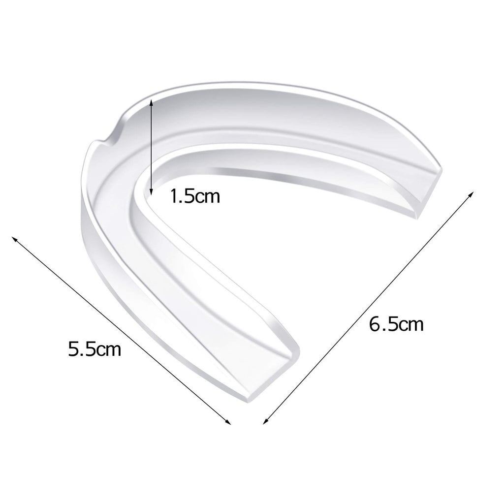 Bbto 20 Pieces Sports Mouth Guards Mouth Protection Athletic Mouth Guard For Kids And Adults (Transparent)