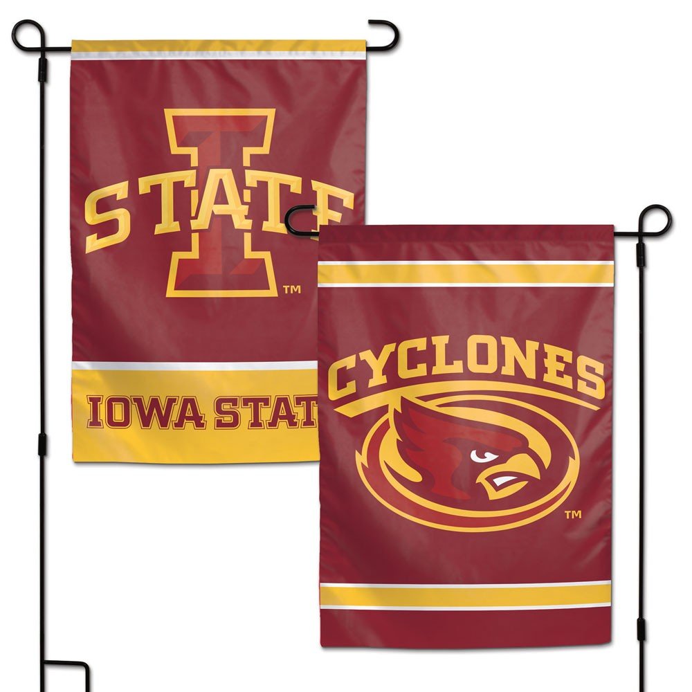 WinCraft NCAA Iowa State Cyclones Garden Flag, 12x18, 2-Sided, Team Color