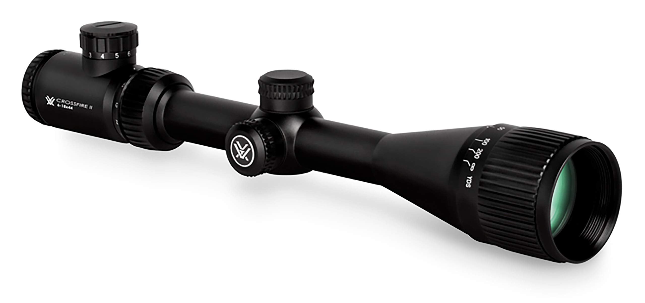 Vortex Optics Crossfire II 6-18x44 AO, 1-inch Tube, Second Focal Plane Riflescope - V-Brite Illuminated MOA, Model Number: CF2-3