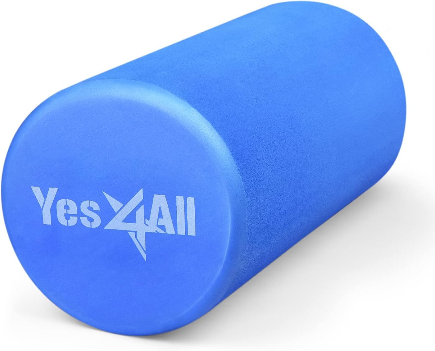 Yes4All 12 Inch Eva Foam Roller/Back Roller - High Density Foam Rollers, Foam Roller For Physical Red & Exercise (Blue)