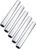 Zhehao 5 Pcs Track Batons for Relay Aluminum Running Field Race Batons for Students, Office, Clark, Outdoor(Silver)