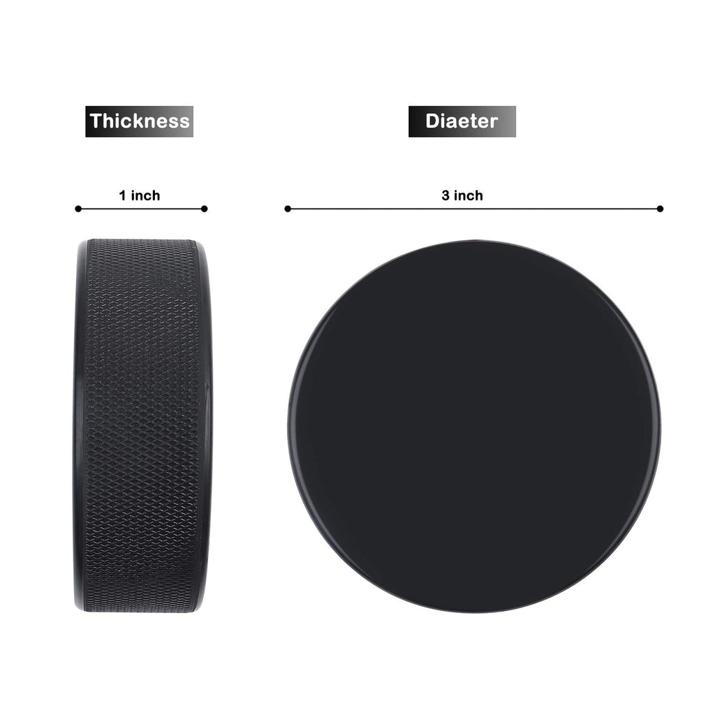 Golden Sport Ice Hockey Pucks, 100Pcs, Official Regulation, For Practicing And Classic Training, Diameter 3'', Thickness 1'', 6O