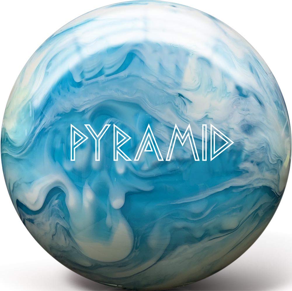 Pyramid Path Bowling Ball (Clear Swirl Blue/White, 14 Lb)