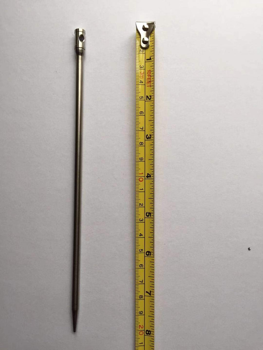 Hdewind Titanium Alloy Straight Tent Stakes, 8 Inches Long. 12 Pcs Per Package