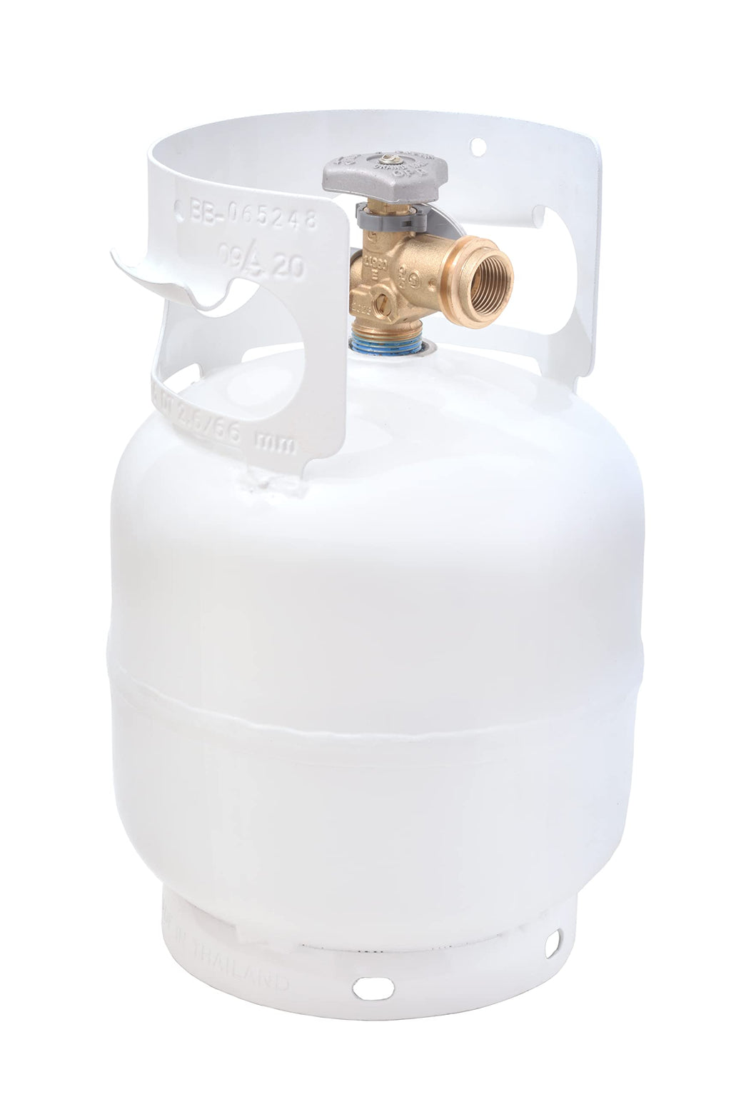 Flame King Ysn5Lb-Gauge 5Lb Steel Propane Tank Cylinder With Gauge And Opd Valves For Grills And Bbqs, Camping, Fishing, & Outdo