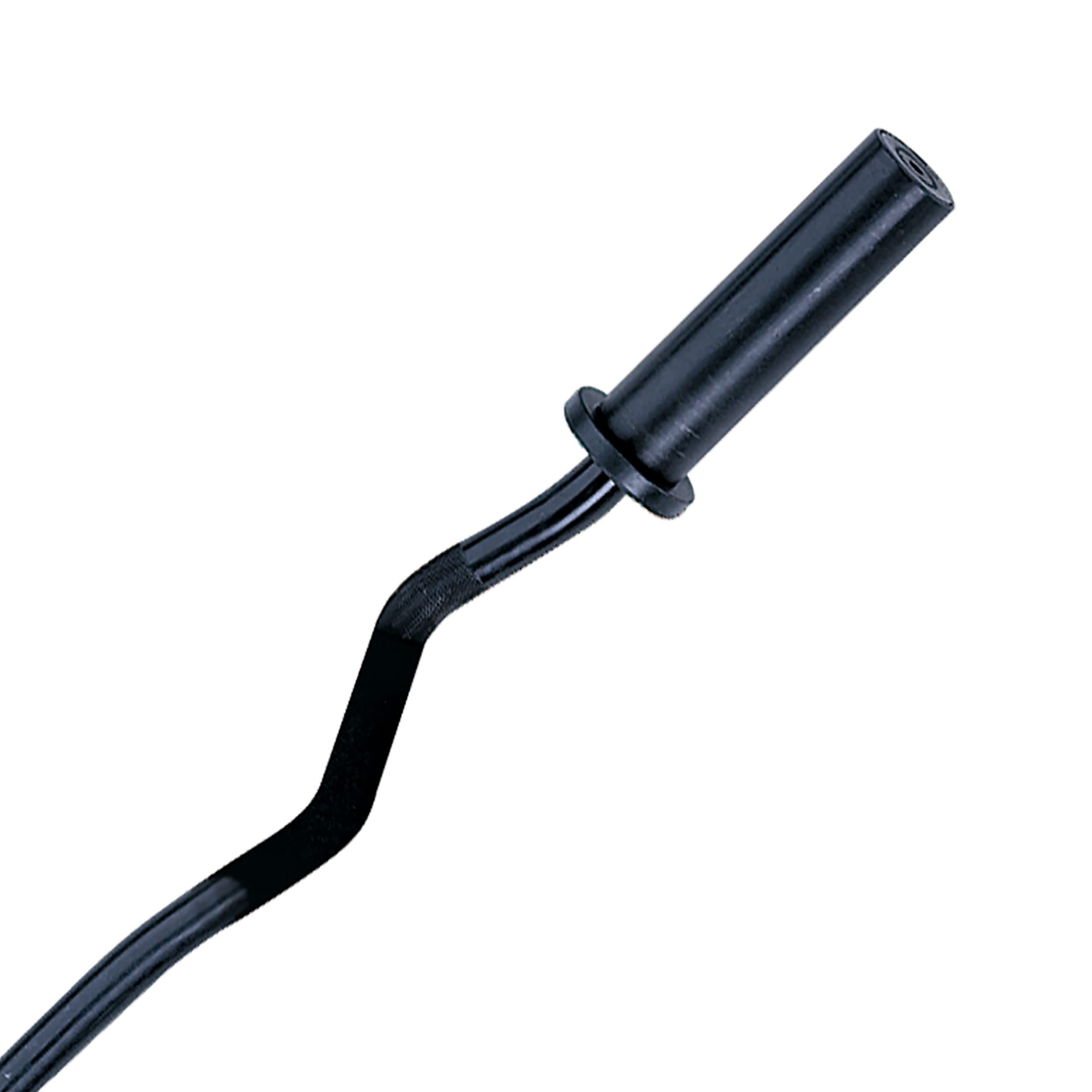 Body-Solid Olympic Ez Barbell Curl Bar With Knurled Grip, 47'' Black Finish For Upper Arm Mass, Strength And Definition, Compati