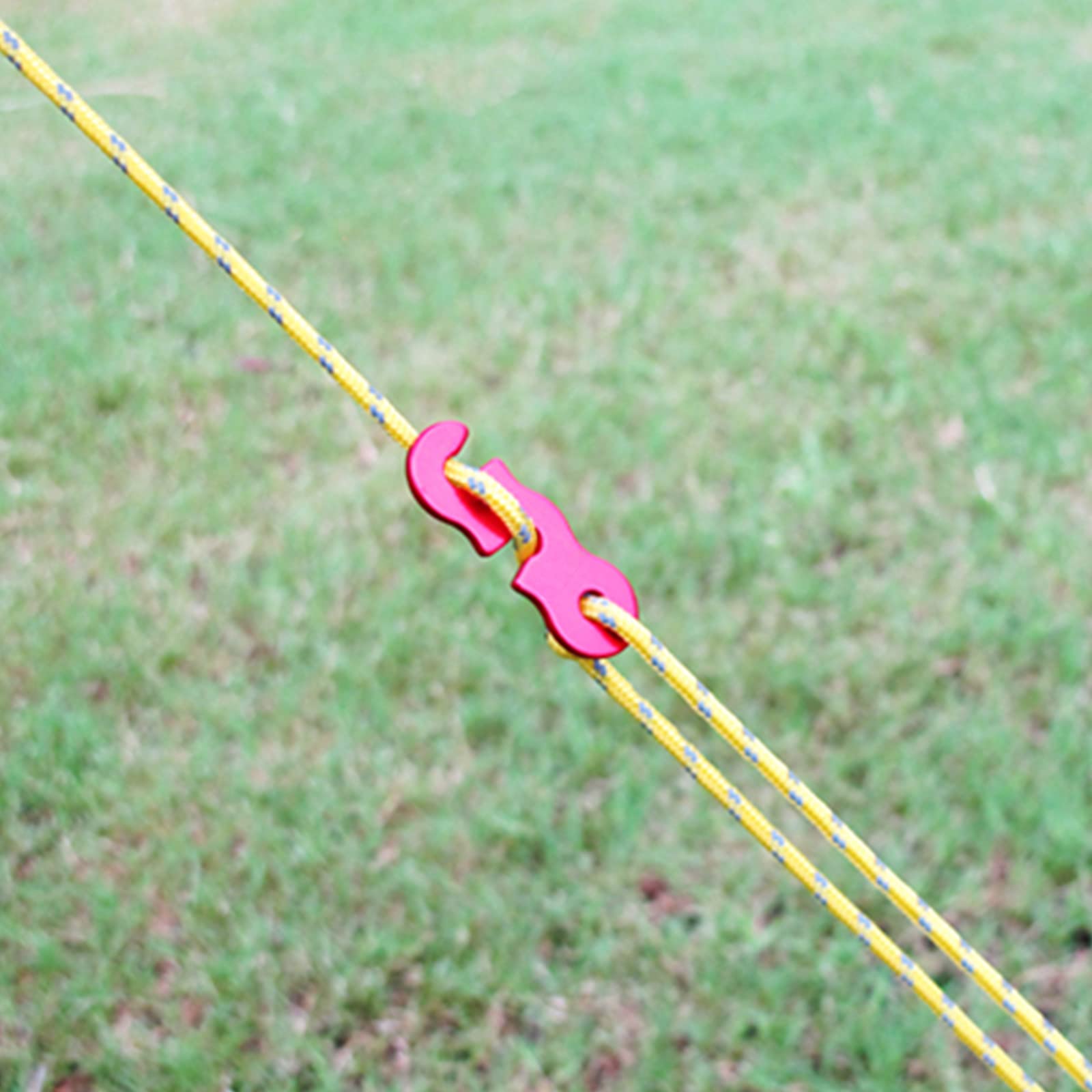 5 Pcs 13Ft Reflective Guyline With Tent Rope Tensioners High-Strength Tent Paracord Awning Aluminum Cord Adjuster Kit For Campin