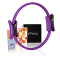 Ritfit Pilates Ring Circle - 14 Inch Magic Fitness Circle For Toning Inner & Outer Thighs, Bonus Workout Guide Included (Purple)