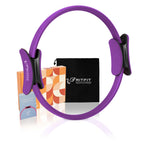 Ritfit Pilates Ring Circle - 14 Inch Magic Fitness Circle For Toning Inner & Outer Thighs, Bonus Workout Guide Included (Purple)