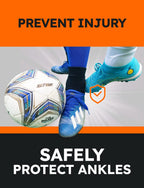 Addy & Plusy Sports Ankle Guard Soccer Guard 1 Pair White