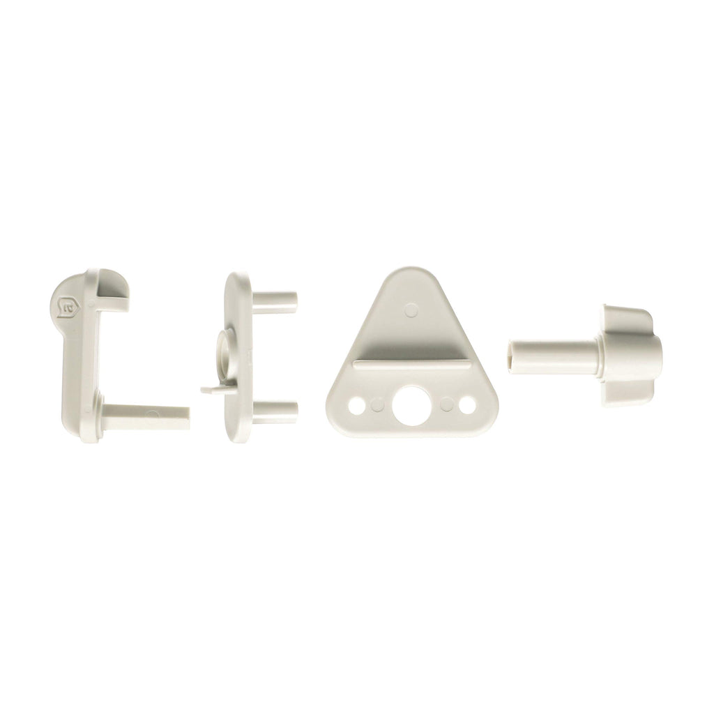 Attwood 11404-6 Pontoon Replacement Latch, Universal Sizing For Square Frames 1 Inch To 1  Inch, Fits Left- Or Right-Hinge Gate