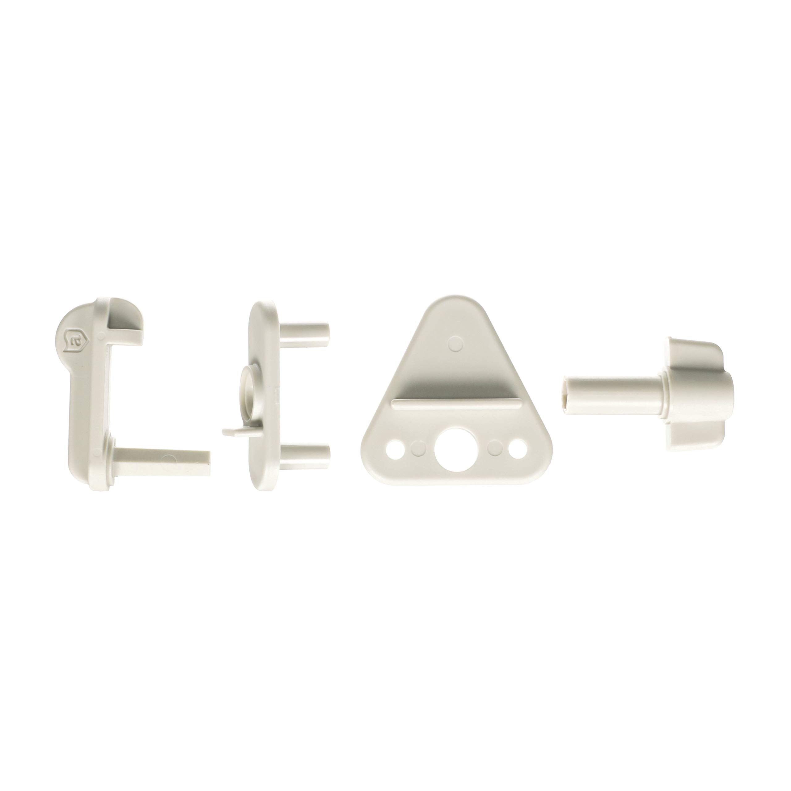 Attwood 11404-6 Pontoon Replacement Latch, Universal Sizing For Square Frames 1 Inch To 1  Inch, Fits Left- Or Right-Hinge Gate