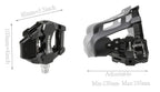 Venzo Fitness Exercise Indoor Bike Compatible With Shimano Spd Pedals With Adjustable Toe Clips & Cleats No Noise - New Model Wi