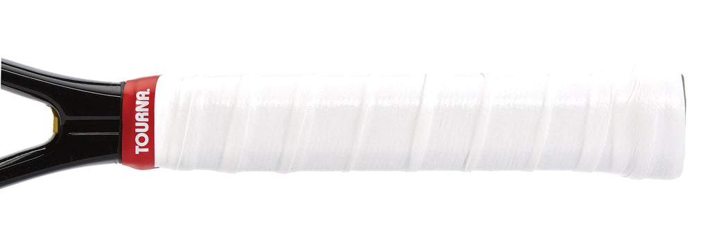 Tourna Mega Tac Extra Tacky Overgrip, White, 10-Pack