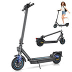 Electric Scooter,28 Mile Range Double Shock Absorption System,10   Solid Tires,Up to 25MPH,500W Powerful Motor,540W/H Foldable E