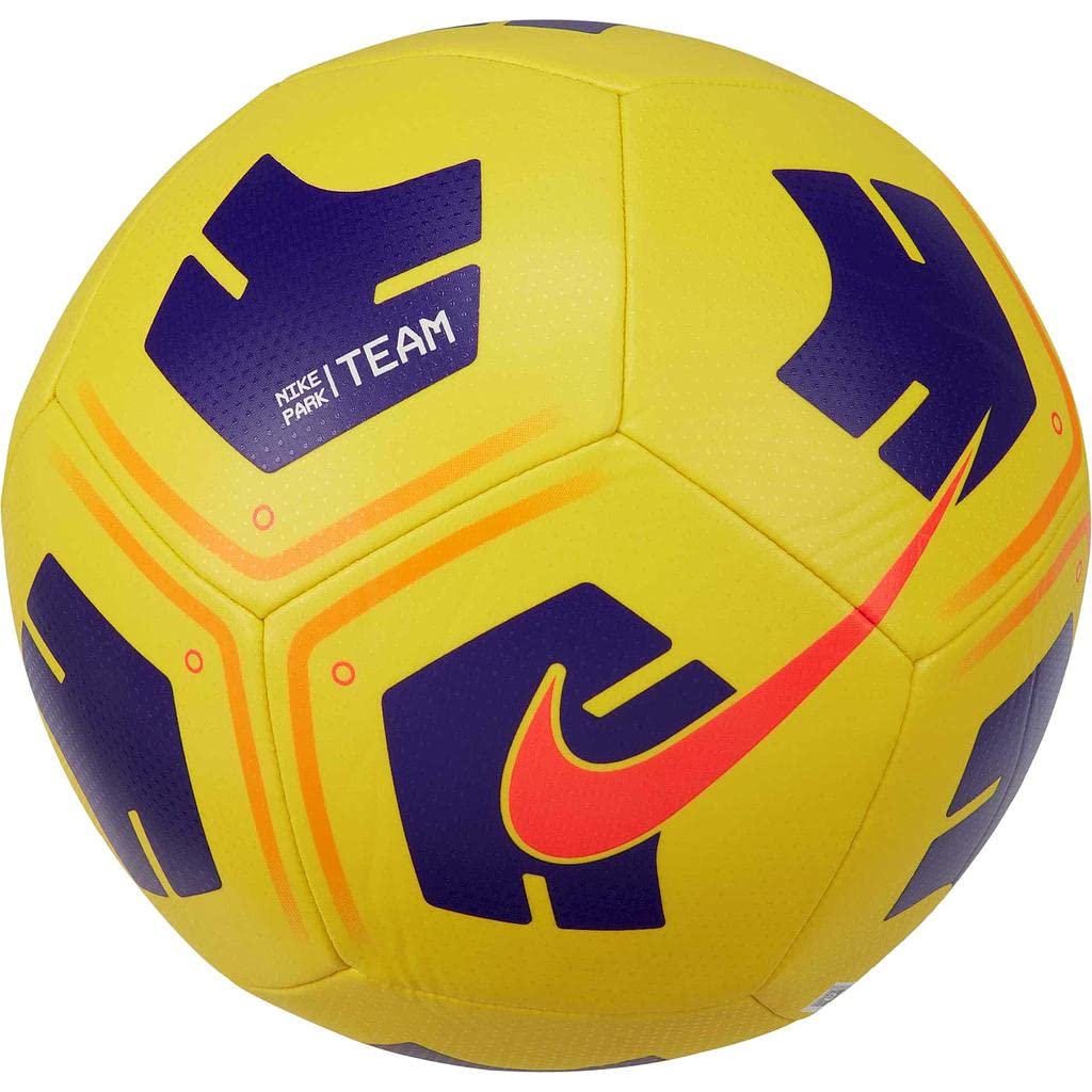 Nike Football Park Team Ball, Yellowpurplebright Crimson, Cu8033-720, 5
