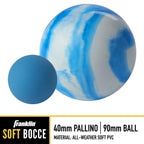 Franklin Sports Soft Bocce Set - 8 Soft Bocce Balls And 1 Pallino - Perfect For Beach, Backyard Or Outdoor Party Game - Family S